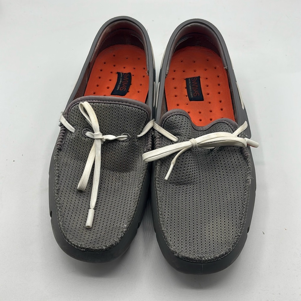 Swims Men’s Braided Lace Shoes Size 7 Gray